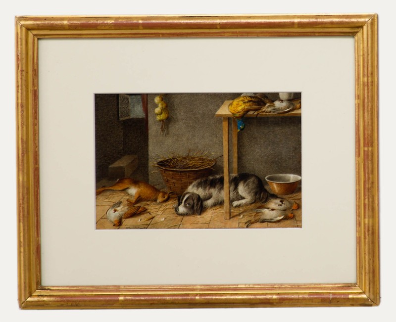 William Cruikshank (1848-1922) – 19th Century Watercolour, The Day’s Catch