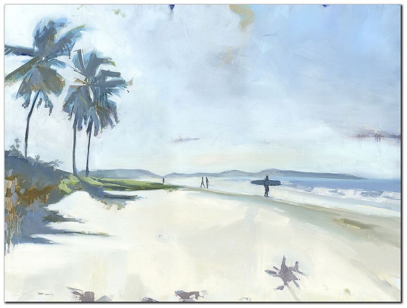 Playa Garza by Kathleen Broaderick Gallery-Wrap Canvas Giclee Art (30 x 40 in)