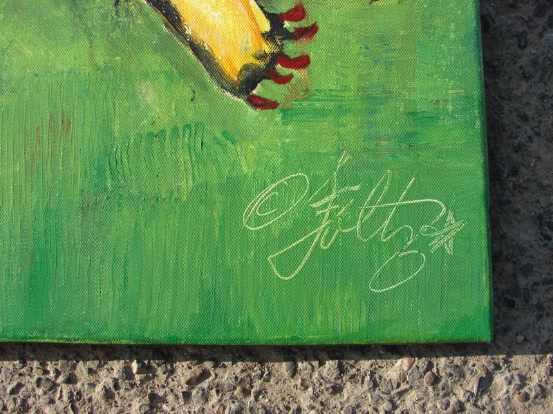 Modernist ABSTRACT Painting Expressionist FIGURE Modern Art FREAK FOLTZ gallery