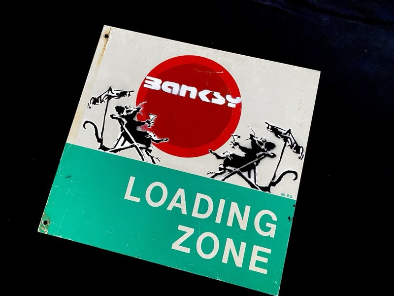 RARE-Banksy “VACATION RATS” - Loading Zone -New York -21x20 .. Circa 2021 gallery