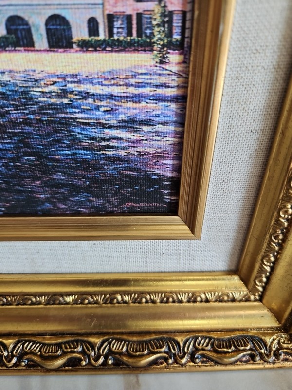 GORDON WHEELER CANVAS REPRODUCTION ART 11 X 9 GOLD FRAME gallery