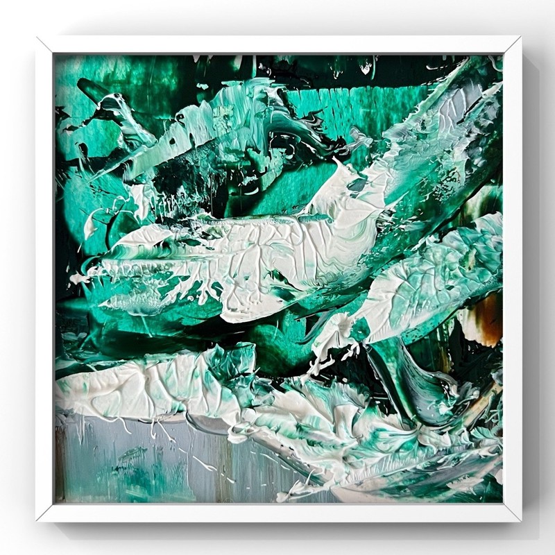 Denmark North Sea Coast, Thy National Park, Modern Abstract Seascape Framed Art