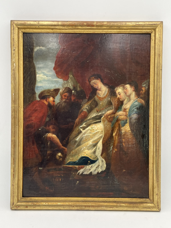 19th Century after Paul RUBENS Queen Thomyris and the Head of Cyrus Oil Painting