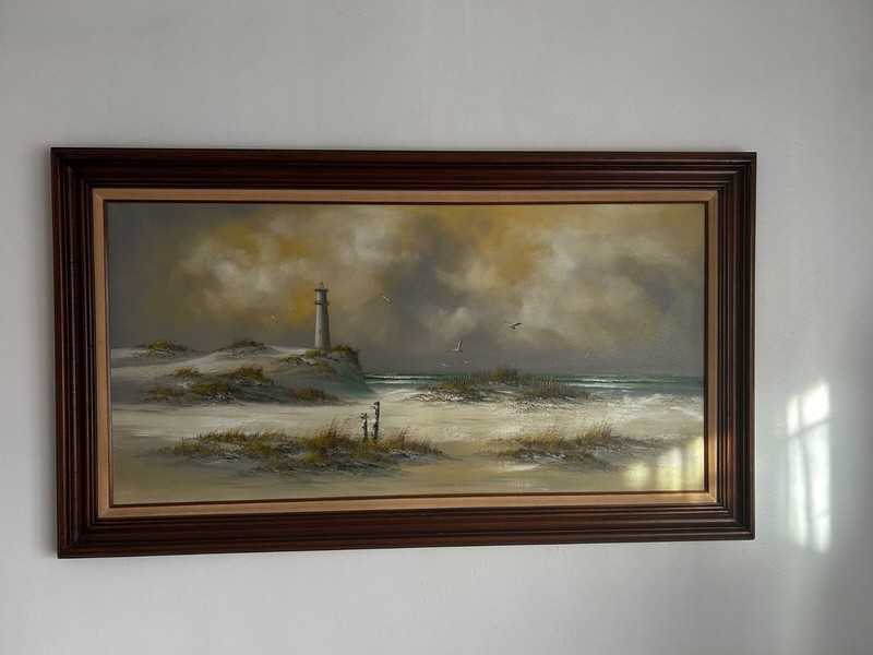 C. Melton seascape painting