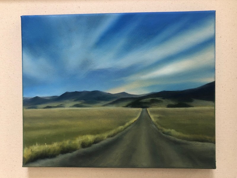 Original 8×10” oil painting on canvas by Shari Chandler – Good September Morning