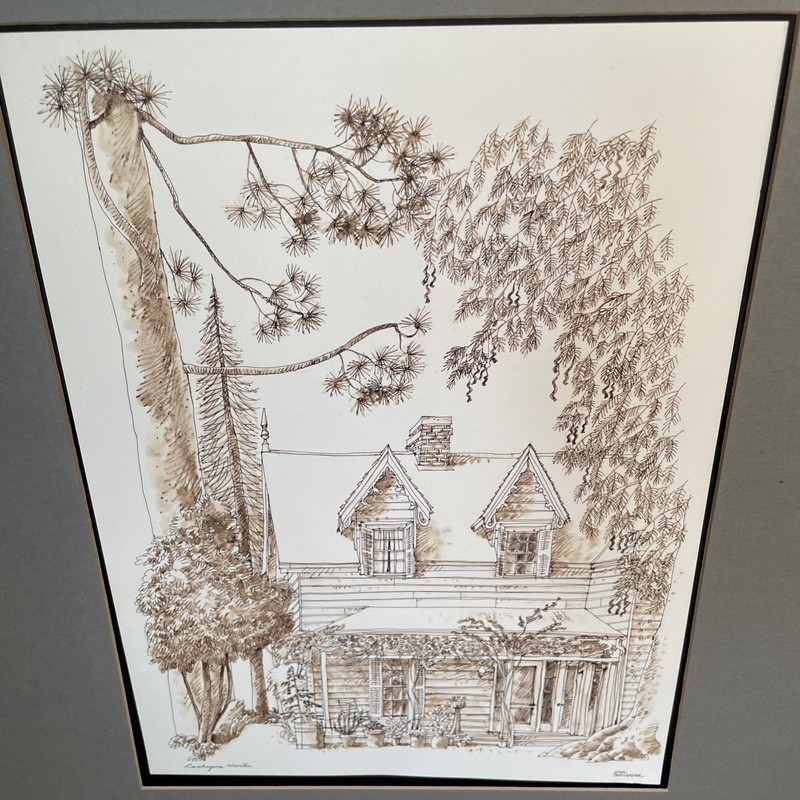 Earl Thollander SIGNED ORIGINAL! 1 OF 1 Mixed Media Lachryma Montis Sonoma, CA