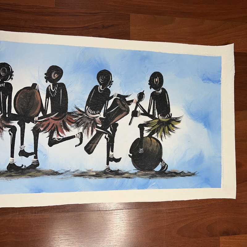 AUTHENTIC African Painting (NOT a Print or a Copy) Original African Art UNFRAMED gallery