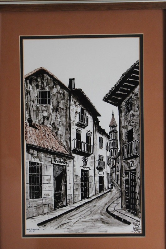 Juan Martin Hidalgo – Listed Spain Spanish Modern 1978 Original Vintage Painting