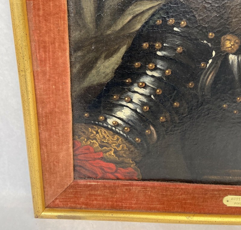 Old Master Antique 16th C, 17th C Portrait Painting of a Prince in Armour gallery