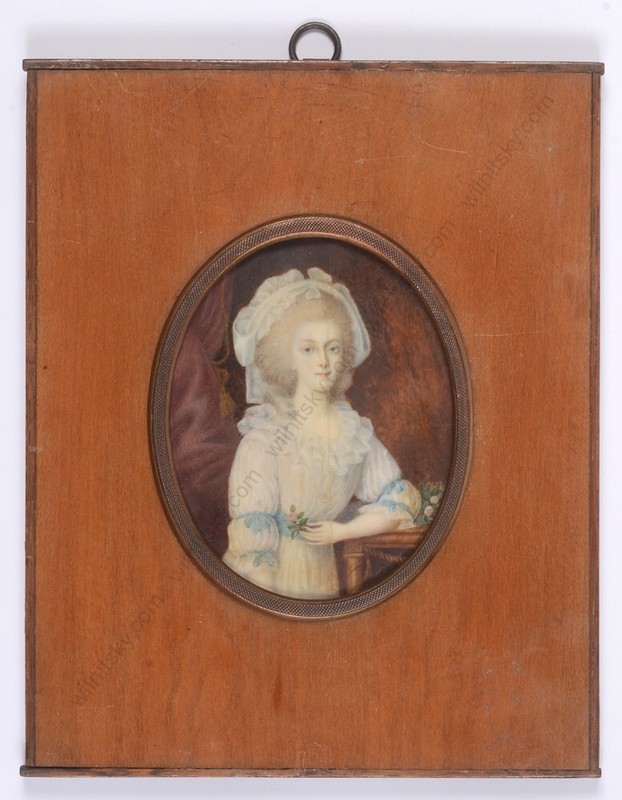Ignazio Pio Vittoriano Campana (1744-1786) «Portrait of a young court lady» (m)