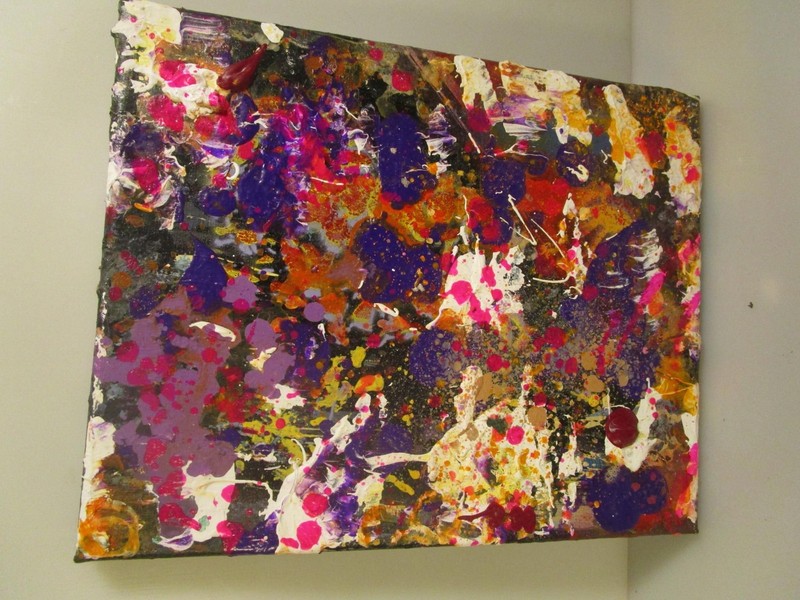 Musk Yai Abstract Expressionist Canvas Painting One Of A Kind Double Sided 2026 gallery