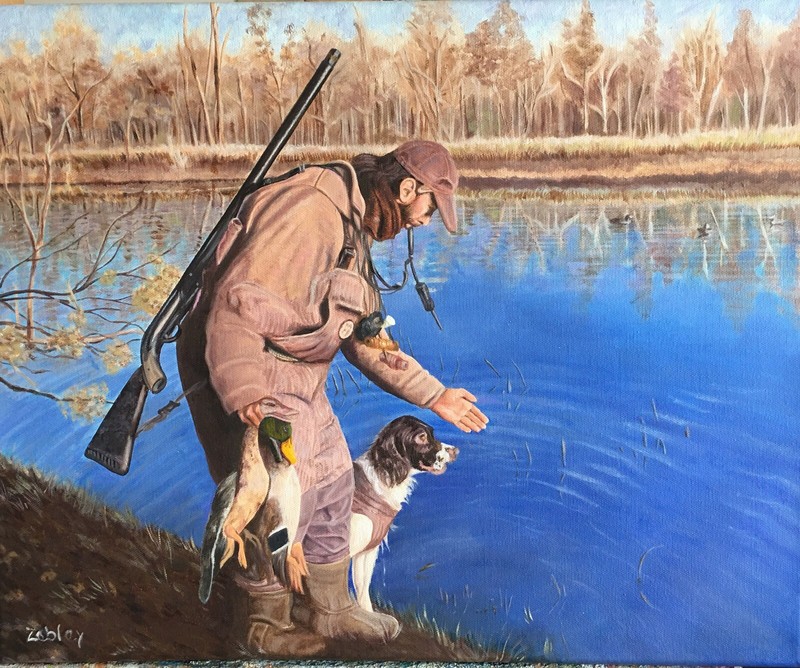 Oil Painting Custom Portrait from Photos by Artist Robin Zebley RZZART