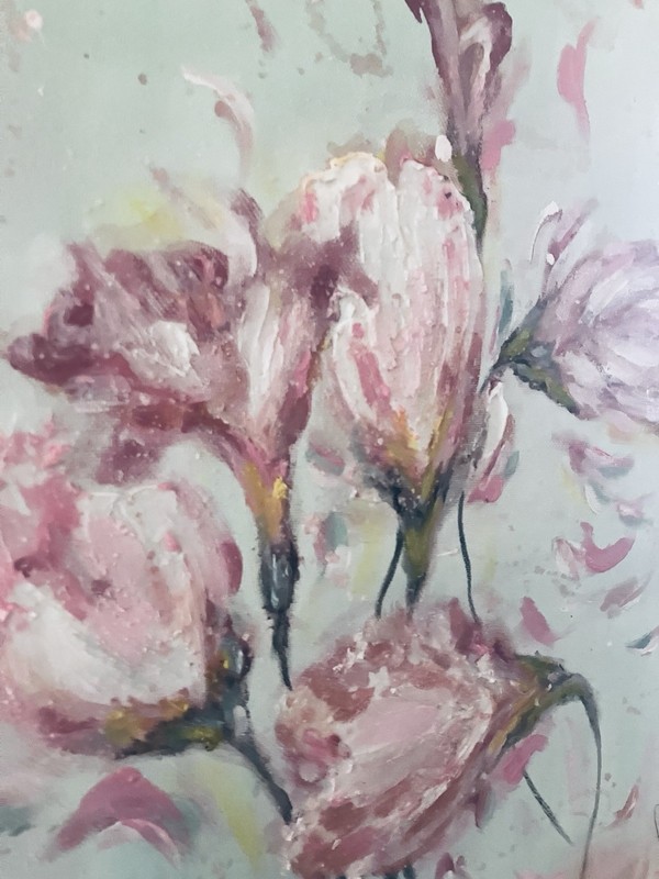 Original mixed medium /floral/painting/ textured/Artist Dawn Rogers gallery
