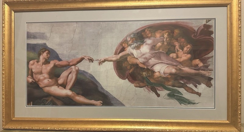 Painting From The Sistine Chapel In Rome