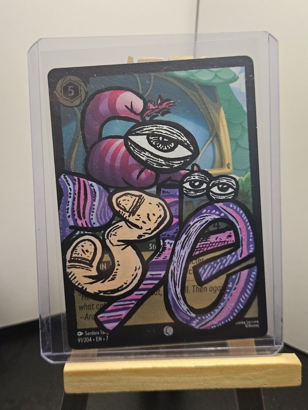 ACEO Original Acrylic / PurrFct «PEYE» Mini Art Card 2.5×3.5 by StudioDad