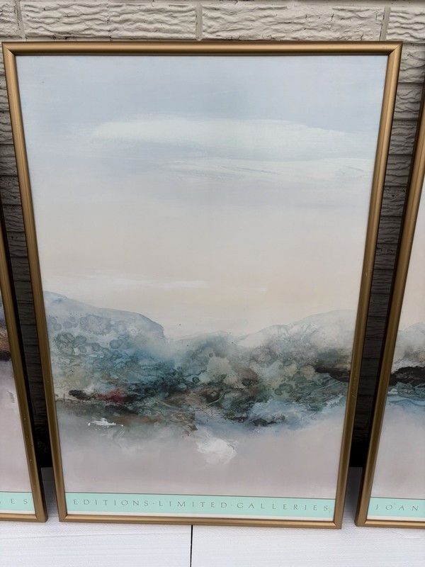 Joanne Miller Rafferty Triptych Signed Autographed 26”x40” (Each) 80”x40” Total gallery