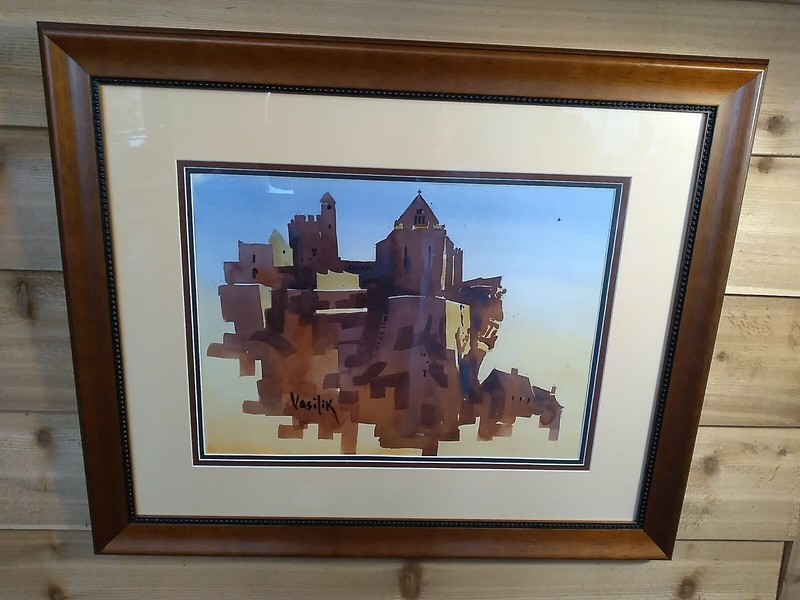 Ann Vasilik Watercolor Original Painting 29-1/2″ X 24-1/2″