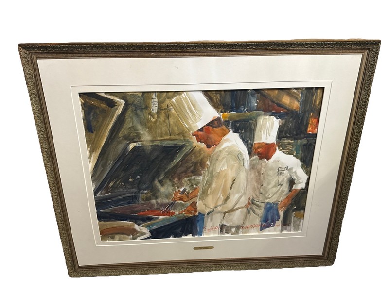 Arne Westerman Watercolor Painting “Tomato Bisque” 1998 RARE!!