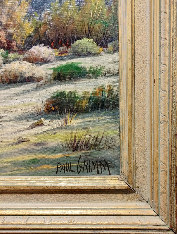 Paul Grimm -Stunning Spring in the California Mojave Desert -Oil painting gallery