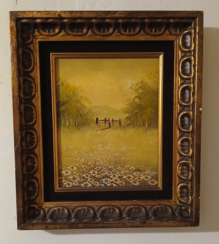Oil Painting In Frame, Signed J Germano 13″x 15″