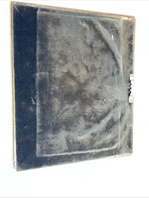 Original Hand Painted Charles Parthesius Enamel on Copper children on snowy day gallery