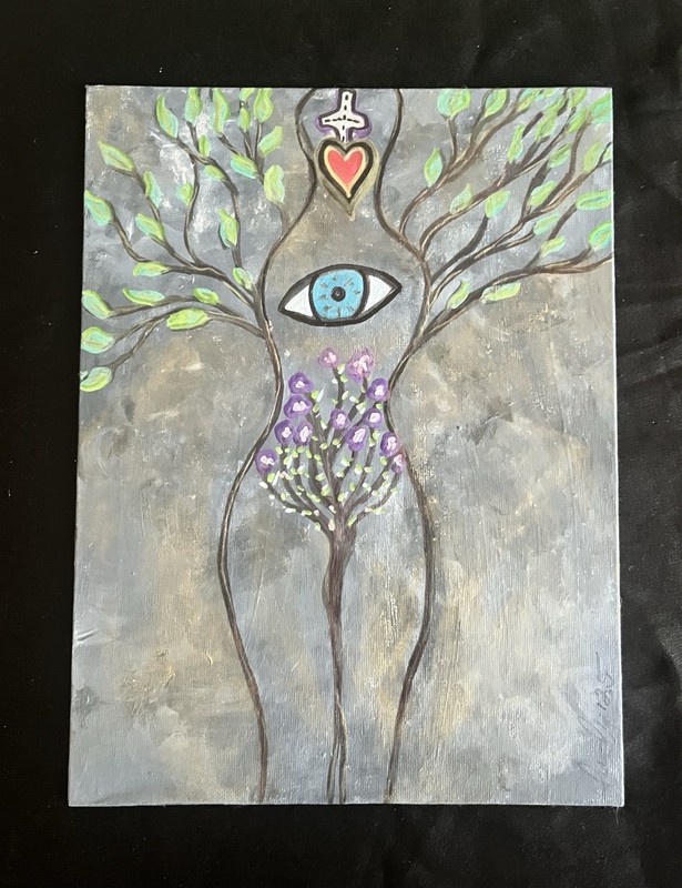 “Nature” Acrylic On Canvas Panel Hand Painted Art - UnFramed Panel Size 12x9 gallery