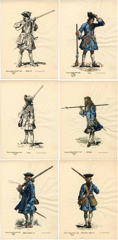 50 kolor. (Hand-) Zeichnungen nach A Hoffmann – Das Heer d. blauen Königs, 1909 gallery