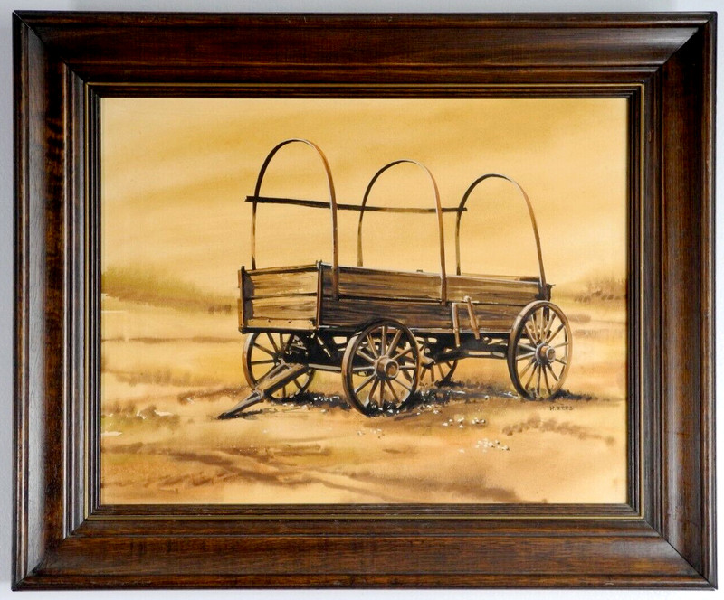 Original Painting Famed Artist Howard Rees, Signed, Framed