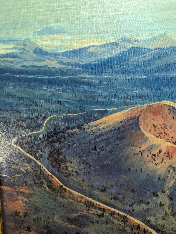 Sunset Crater Volcano National Monument Arizona Landscape Painting 16 x 22 in gallery