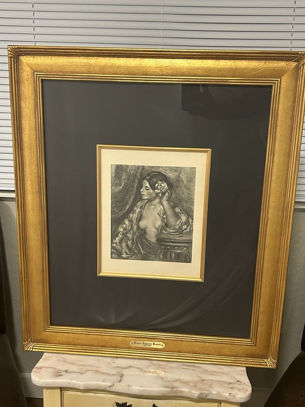 Pierre-Auguste Renoir «La Vie Et L Oeuvre», (Femme a sa Coiffure) 1841-1919 NUDE
