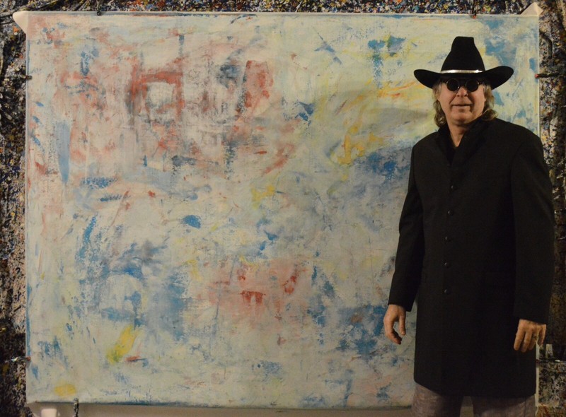 Mark Little￼Professional Canvas￼ Painting 81” X 62”(6ft 9in)Abstract Modern XL gallery