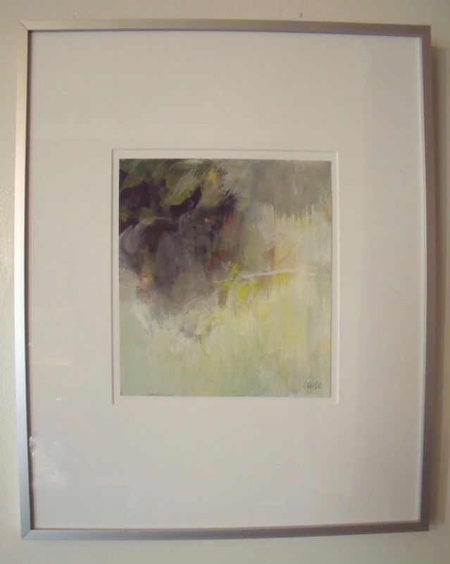 THOMAS GEORGE:1918-2014 "Storm Warning" Framed Modernist Betty Parsons Gallery gallery