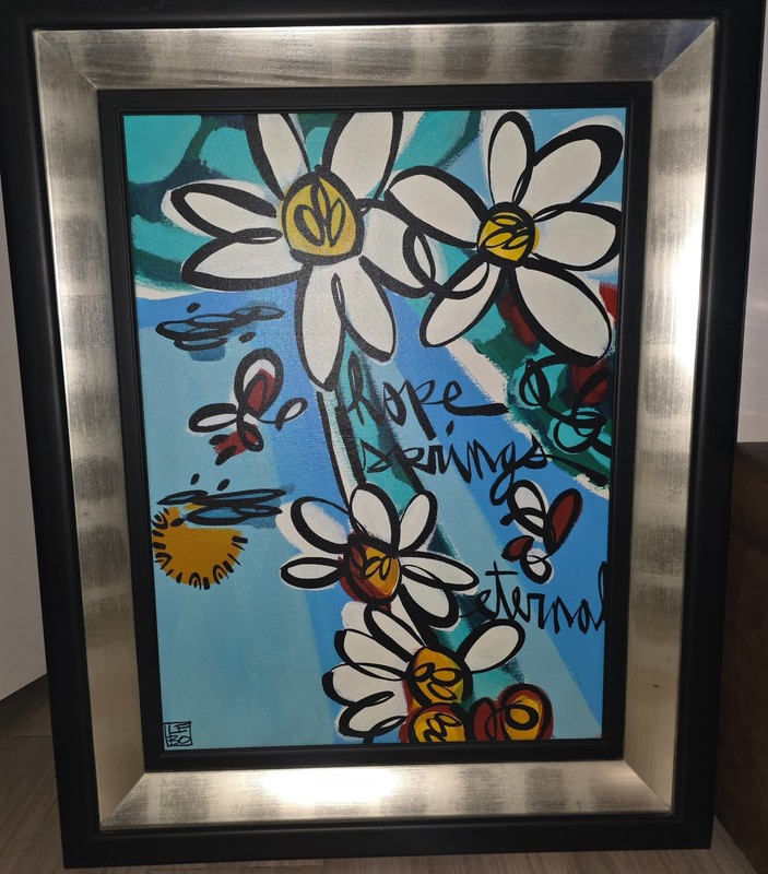 David Le Batard aka LEBO «Hope Springs Eternal» hand-signed by artisit COA/Aprr