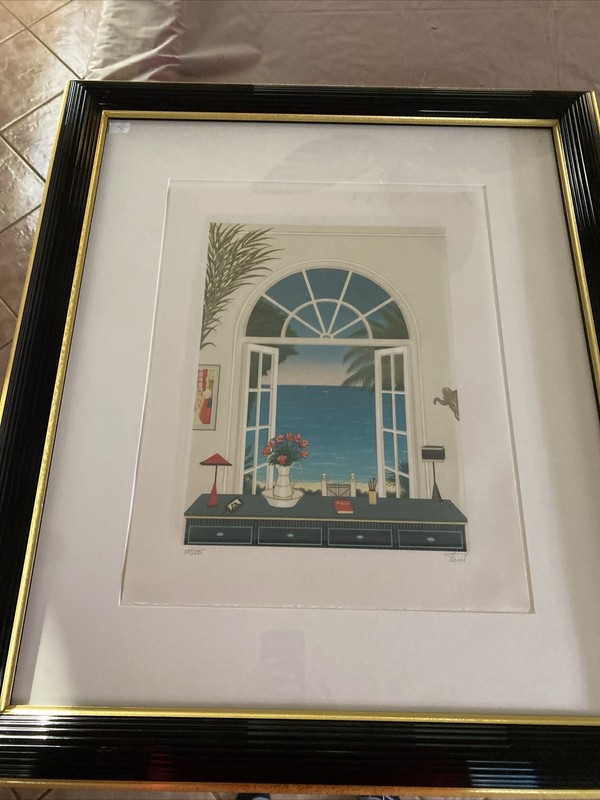 FANCH LEDAN PENCIL SIGNED SERIGRAPH TITLED «MATISSE» 107/295