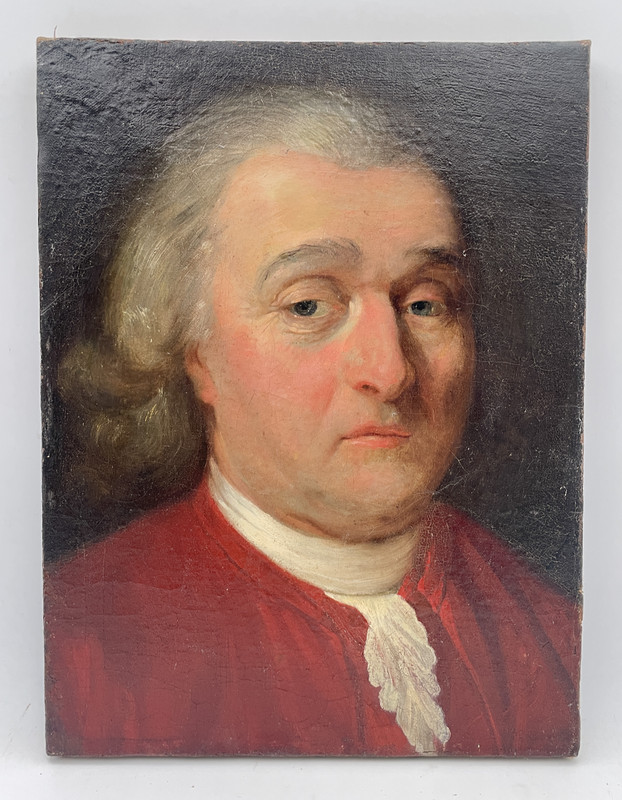 18th Century – Portrait of King Louis XVI in France – Oil on Canvas