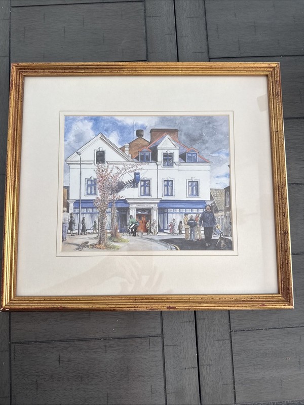 25-27 Foresters Hall- Weston St London – Original Watercolor 16” X 14.5”