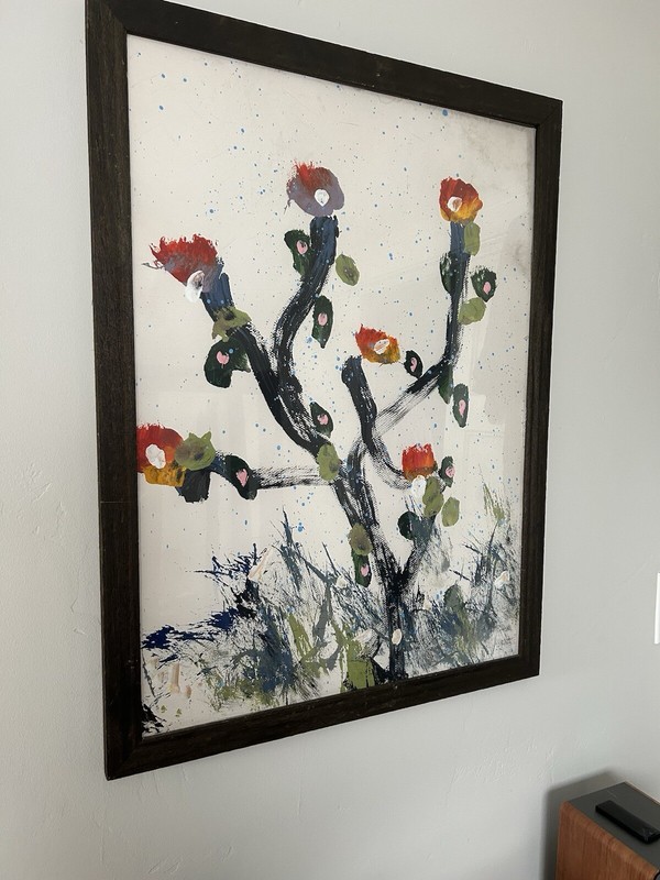 Original Painting By An Elephant From Thailand