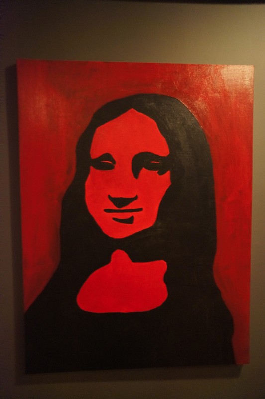 Original Art – Mona Lisa Silhouette – Modern/Contemporary/ Pop