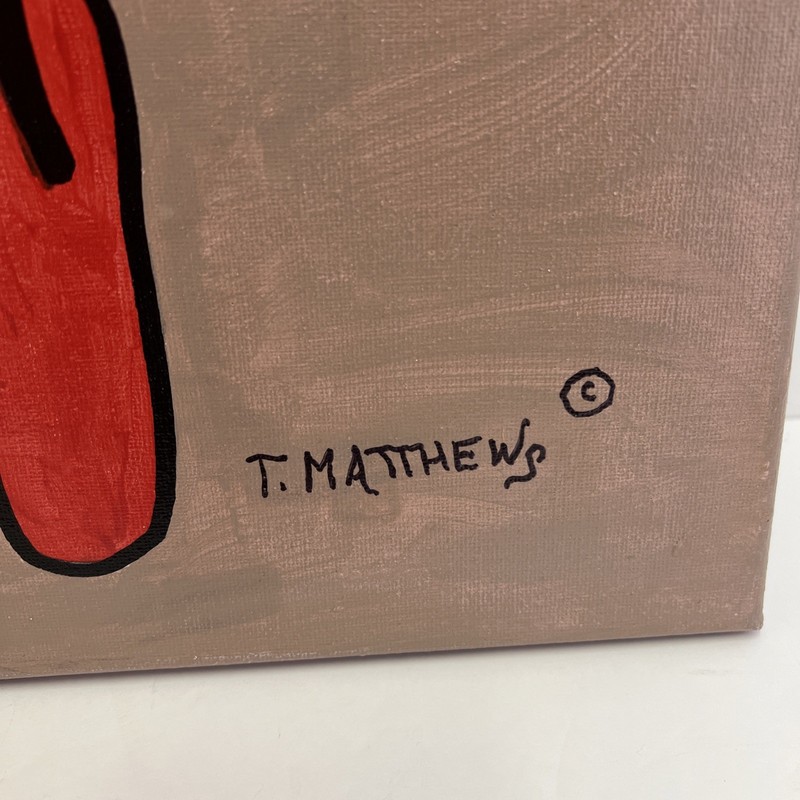 T. Matthews Original Southwest Acrylic Painting 16x20 Pueblo Art Canvas gallery