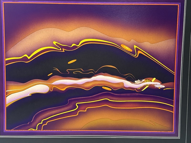 ABSTRACT PANTING ORIGINAL MODERNISM WOMAN JOHN LUKE EASTMAN CALIFORNIA FAMOUS gallery