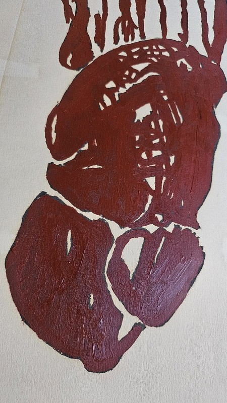 Sadie Rosenblum "Maternity" Original Silk Screen Hand Colored Oil l 11/100 gallery