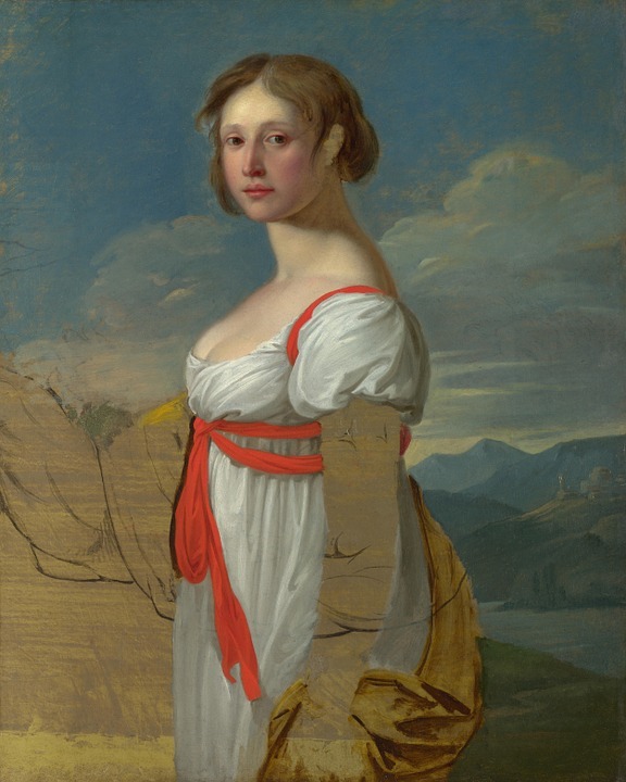 perfact 24×36 famous oil painting handpainted on canvas «beautiful lady»@NO151