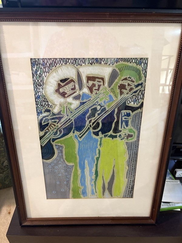 Original Painting Wisconsin Artist John Tryba Pastel? Pencil? Pen?