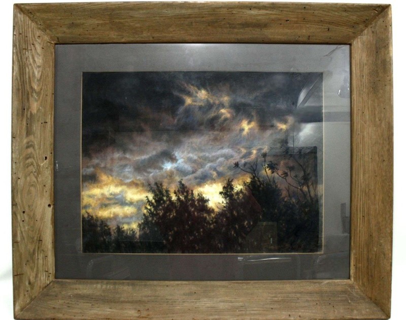 Fleur Byers (New Cumberland, Pennsylvania (1928-2014) Original Oil Pastel 31×37