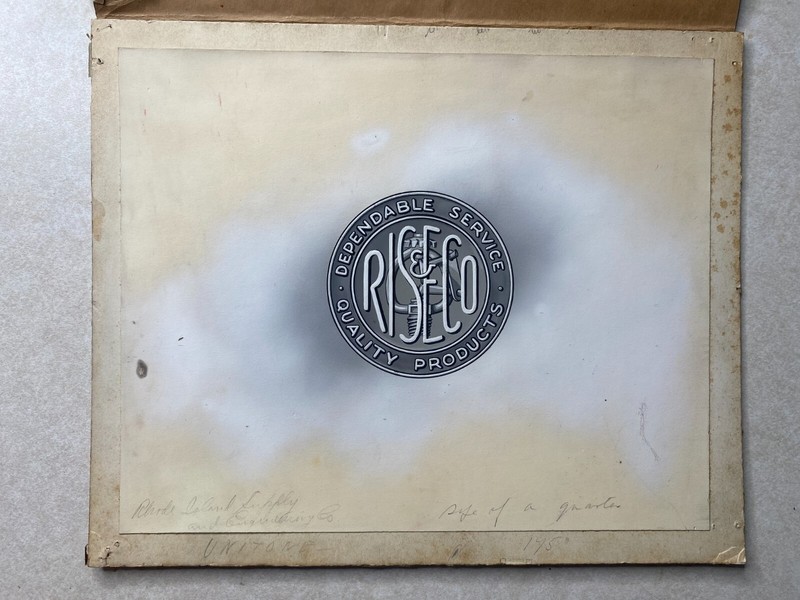 Original Concept Art Rendering R I Supply & Engineering co Providence RI AL98
