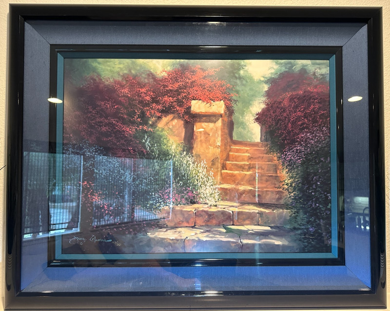«Garden Light» James Coleman Numbered #143/250 Cibachrome Signed COA 41″ x 33″
