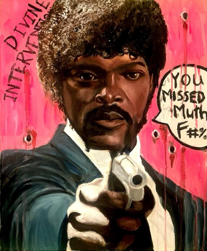 20x24 Jules Winfield Expressionism HandmadeSigned Original Colorful Painting gallery