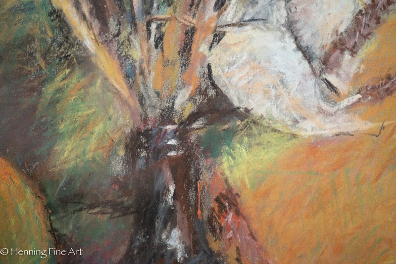 Beautiful Helen Fleck Pastel Painting Pumpkin Still Life New Hope, Rare & FINE! gallery