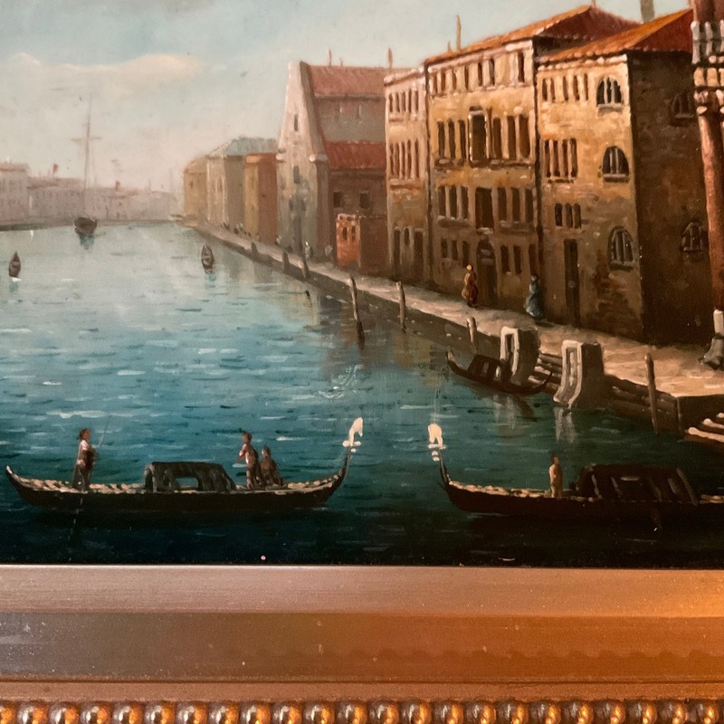 Venice landscape oil painting original hand painted realistic gallery