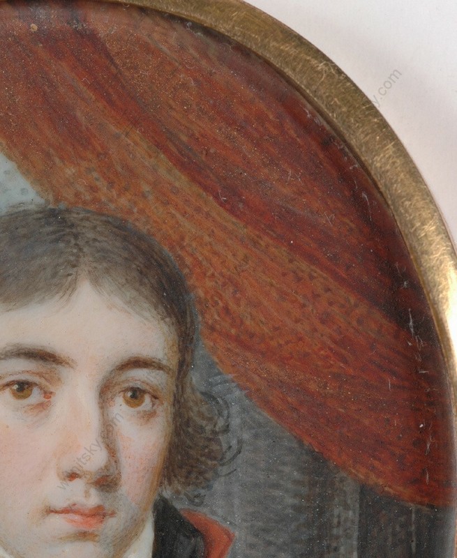 Johann Michael Weixlbaum (1752-1840) "Young aristocrat" miniature, ca.1800 (m) gallery